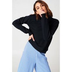 Bluzy damskie: NA-KD Basic Bluza basic – Black