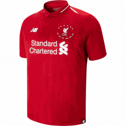 Koszulka Liverpool LFC "6 TIMES" - MT930501HME. Koszulki męskie New Balance, xl, z haftami, z poliesteru, sportowe, bez kołnierzyka, bez rękawów. Za 399,99 zł.