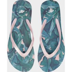 Japonki damskie. Klapki damskie w paski, z gumy, bez obcasa. W wyprzedaży za 19,99 zł.