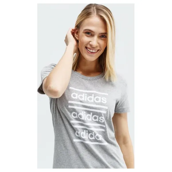 Adidas Koszulka Ss W C90 , szary, rozmiar S. Szare koszulki damskie Adidas, s, bez wzorów, z bawełny, wizytowe, bez kołnierzyka. W wyprzedaży za 79,99 zł.