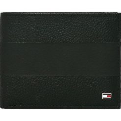 Tommy Hilfiger - Portfel skórzany. Czarne portfele męskie TOMMY HILFIGER, z materiału. Za 299,90 zł.