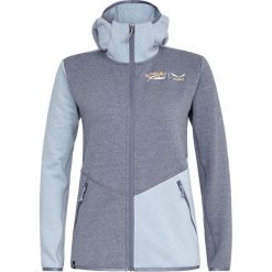 Kurtka polarowa "X-Alps" w kolorze szarym. Szare kurtki damskie Salewa, bez wzorów, z materiału, bez kaptura. W wyprzedaży za 189,95 zł.