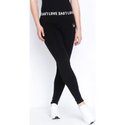 Spodnie damskie: Czarne Legginsy Casual Love