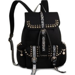 Plecak DESIGUAL - 19WAKA22 2000. Czarne plecaki damskie Desigual, bez wzorów, z materiału, eleganckie. Za 399,00 zł.