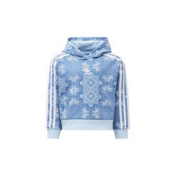 Bluzy dresowe Dziecko adidas Bluza z kapturem Culture Clash. Niebieskie bluzy dziewczęce marki Adidas, z dresówki, z kapturem. Za 169,00 zł.
