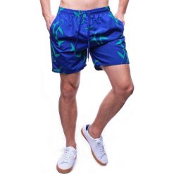 Krótkie spodenki męskie niebieskie Recea. Niebieskie spodenki i szorty męskie Recea, xl, bez wzorów, krótkie. Za 19,99 zł.