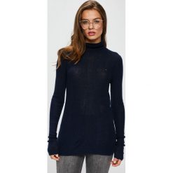 Tommy Jeans - Sweter. Czarne golfy damskie Tommy Jeans, l, z dzianiny, z krótkim rękawem. Za 359,90 zł.