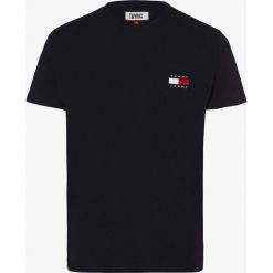 Tommy Jeans - T-shirt męski, niebieski. Niebieskie t-shirty męskie Tommy Jeans, xl, z aplikacjami, z jeansu, bez kołnierzyka. Za 179,95 zł.