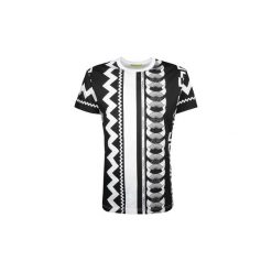 T-shirty z krótkim rękawem Versace Jeans B3GQA716 / Print 22 T-Shirt MC. Czarne t-shirty męskie Versace Jeans, m, bez wzorów, z jeansu, bez kołnierzyka, krótkie. Za 229,00 zł.