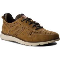 Półbuty WRANGLER - Deer Run WM181073 Tan Yellow 24. Brązowe półbuty skórzane męskie Wrangler. W wyprzedaży za 249,00 zł.