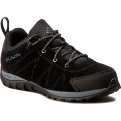 Trekkingi COLUMBIA - Youth Venture BY2858 Black/Graphite 010. Czarne buty chłopięce trekkingowe marki Columbia, z materiału. W wyprzedaży za 169,00 zł.