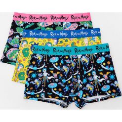 3 pack bokserek Rick and Morty - Czarny. Czarne bokserki męskie Cropp, bez wzorów. Za 69,99 zł.