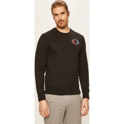 Champion - Bluza. Czarne bluzy męskie Champion, s, z aplikacjami, z bawełny, z okrągłym kołnierzem, bez rękawów, bez kaptura. Za 279,90 zł.
