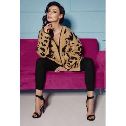 Sweter zwierzęce wzory panterka kamel. Swetry damskie Lemoniade. Za 149,90 zł.