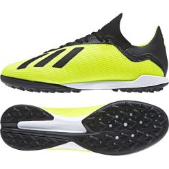 Buty piłkarskie adidas X Tango 18.3 Tf M DB2475. Żółte buty sportowe męskie Adidas, z gumy, bez zapięcia, do piłki nożnej. W wyprzedaży za 339,00 zł.