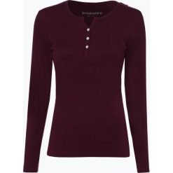 Brookshire - Damska koszulka z długim rękawem, czerwony. Czerwone t-shirty damskie brookshire, xl, z bawełny, z kołnierzem typu henley. Za 99,95 zł.