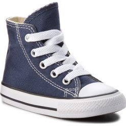 Trampki CONVERSE - Inf C/T Allstar 7J233C Navy. Niebieskie trampki chłopięce Converse, bez wzorów, z gumy, bez zapięcia. W wyprzedaży za 159,00 zł.