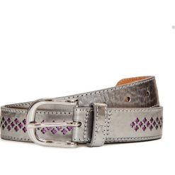 Pasek ALBERTO GOLF. Szare paski damskie Alberto, w paski, ze skóry, eleganckie. Za 290,00 zł.