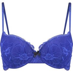Biustonosze: Heidi Klum Intimates SABINE Biustonosz z fiszbiną kimono blue/black