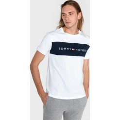 Tommy Hilfiger Koszulka do spania Biały. Białe koszulki męskie TOMMY HILFIGER, s, z nadrukiem, z bawełny, bez kołnierzyka, bez rękawów. Za 154,95 zł.