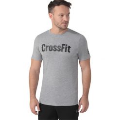 Reebok Speedwick Koszulka Szary. Szare podkoszulki męskie Reebok, s, z haftami, z poliesteru, bez kołnierzyka, krótkie. Za 97,95 zł.
