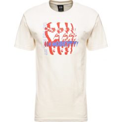 T-shirty męskie z nadrukiem: Obey Clothing CAN YOU FEEL IT Tshirt z nadrukiem cream