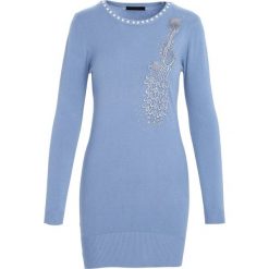Niebieska Sukienka Unclouded. Niebieskie sukienki dzianinowe Born2be, m. Za 59,99 zł.