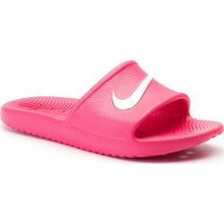 Klapki NIKE - Kawa Shower (Gs/Ps) BQ6831 601 Rush Pink/White. Różowe klapki damskie Nike, bez wzorów, z tworzywa sztucznego, bez obcasa. Za 79,00 zł.