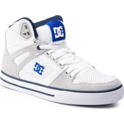 Sneakersy DC - Pure High-Top Wc ADYS400043 White/Blue (Wbl). Białe sneakersy męskie DC, bez zapięcia. W wyprzedaży za 279,00 zł.