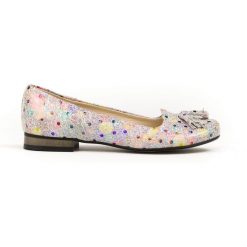 Klasyczne balerinki na niskim obcasie - skóra naturalna - model 009 - kolor pawie oczko. Szare baleriny damskie Zapato, bez wzorów, ze skóry, eleganckie, na niskim obcasie, na obcasie. W wyprzedaży za 216,30 zł.