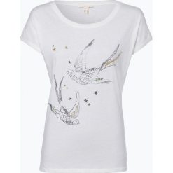 Esprit Casual - T-shirt damski, beżowy. Brązowe t-shirty damskie Esprit Casual, s. Za 69,95 zł.