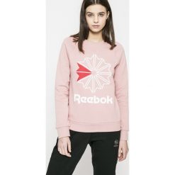 Reebok Classic - Bluza. Szare bluzy damskie Reebok Classic, m, z nadrukiem, z bawełny, bez kaptura. W wyprzedaży za 159,90 zł.