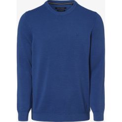 Marc O'Polo - Sweter męski, niebieski. Niebieskie swetry męskie Marc O'Polo, xxl, bez wzorów, z bawełny, polo, bez kaptura. Za 399,95 zł.