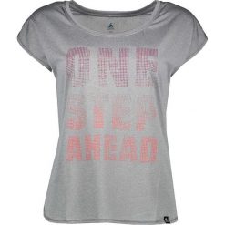 Koszulka funkcyjna "Helle" w kolorze szarym. Szare t-shirty damskie marki Odlo Women, xs, z nadrukiem, z materiału, sportowe, z okrągłym kołnierzem. W wyprzedaży za 88,95 zł.