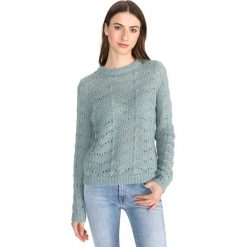 Vero Moda Areya Sweter Niebieski. Niebieskie bluzy damskie Vero Moda, xs, bez wzorów, z materiału, bez rękawów, bez kaptura. Za 175,95 zł.