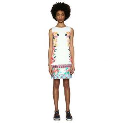 Desigual Kamizelka damska Cher Cher 18SWVWCU 1000 (rozmiar 44). Kamizelki damskie Desigual, na lato, bez wzorów, eleganckie, bez kaptura. W wyprzedaży za 224,00 zł.