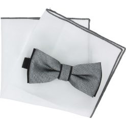 Mucha cotton szary classic 200. Szare muszki męskie marki Recman, bez wzorów. Za 45,00 zł.