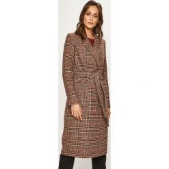 Vero Moda - Płaszcz. Kurtki damskie Vero Moda, s, w paski, z poliesteru, klasyczne, bez kaptura. Za 379,90 zł.