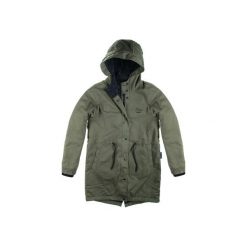 Kurtka Parka Pure Harp Khaki. Zielone kurtki męskie marki Harp Team, m, z nadrukiem, z materiału, długie, z kapturem. Za 349,00 zł.