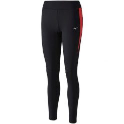 Mizuno Spodnie Warmalite Phenix Tights Black/Fiery Coral M. Czarne spodnie damskie do fitnessu marki Mizuno, s. W wyprzedaży za 169,00 zł.