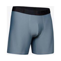 Under Armour Bokserki Szary. Szare bokserki męskie Under Armour, bez wzorów, z elastanu. Za 188,95 zł.