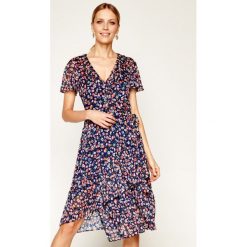 Sukienka codzienna MICHAEL Michael Kors Ss Wrap MS08YFSEDV. Sukienki damskie MICHAEL Michael Kors, na co dzień, na lato, s, bez wzorów, z poliesteru, bez kołnierzyka, bez rękawów, proste. W wyprzedaży za 1009,00 zł.