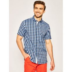 Koszula TOMMY HILFIGER MW0MW13446. Niebieskie koszule męskie TOMMY HILFIGER, m, bez wzorów, z bawełny, casualowe, bez kołnierzyka, bez rękawów. W wyprzedaży za 239,00 zł.