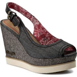 Sandały WRANGLER - Kelly Indigo Chan WF0732701 Black 62. Czarne klapki damskie Wrangler, bez wzorów, ze skóry ekologicznej, bez obcasa, na obcasie. W wyprzedaży za 209,00 zł.