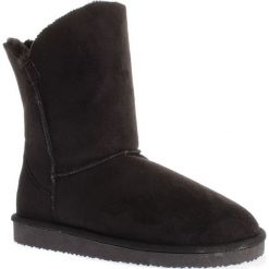 Buty zimowe damskie: Zimowe botki „Ocean” w kolorze czarnym