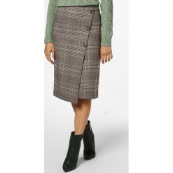 Marie Lund - Spódnica damska, beżowy. Brązowe spódniczki damskie Marie Lund, bez wzorów, retro, kopertowe. Za 229,95 zł.