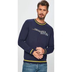 Trussardi Jeans - Bluza. Szare bluzy męskie Trussardi Jeans, s, z nadrukiem, z elastanu, z okrągłym kołnierzem, bez rękawów, bez kaptura. W wyprzedaży za 249,90 zł.