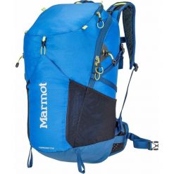 Marmot plecak turystyczny Kompressor Star Peak Blue/Dark Sapphire. Niebieskie plecaki męskie Marmot, w paski, sportowe. W wyprzedaży za 309,00 zł.