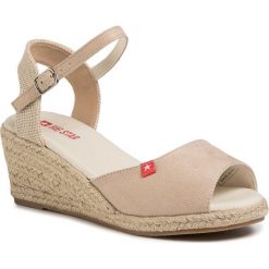 Espadryle BIG STAR - FF274541 Beige. Brązowe espadryle damskie BIG STAR, bez wzorów, z tworzywa sztucznego, bez obcasa, na obcasie. Za 109,00 zł.