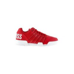 Buty do tenisa K-Swiss Gstaad Big Logo 03764-642-M. Czerwone buty sportowe męskie K-SWISS, bez zapięcia, tenisowe. Za 175,60 zł.